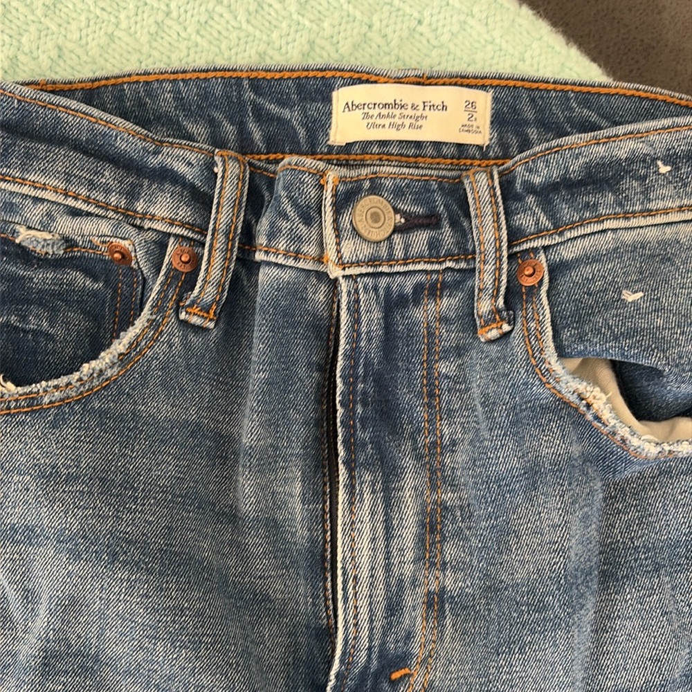 Abercrombie ankle Straighg ultra high-rise 2R
